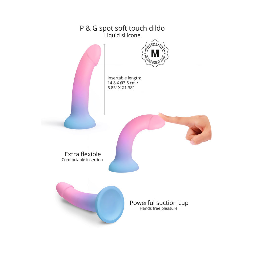 Love to Love Dildolls Utopia 7 in. Silicone Dildo Gradient Pastels