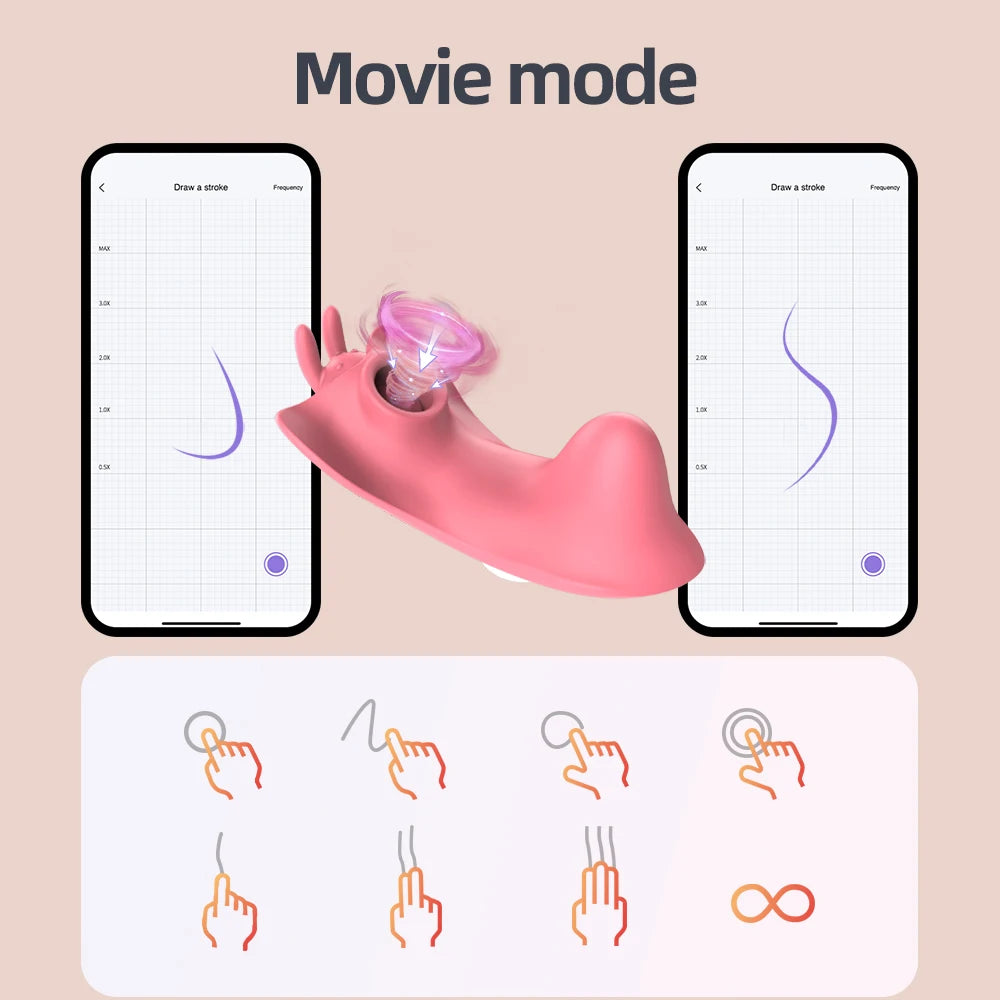 Clitoral Sucking Vibrator Sex Toy (with Vibrator APP Control)