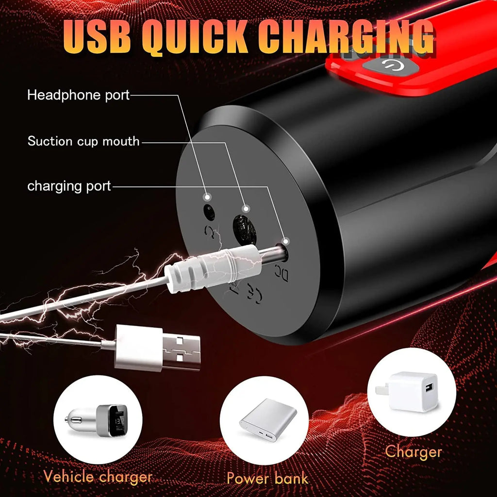 Automatic Male Masturbator (with 7 Thrusting Rotating Modes for Penis Stimulation)
