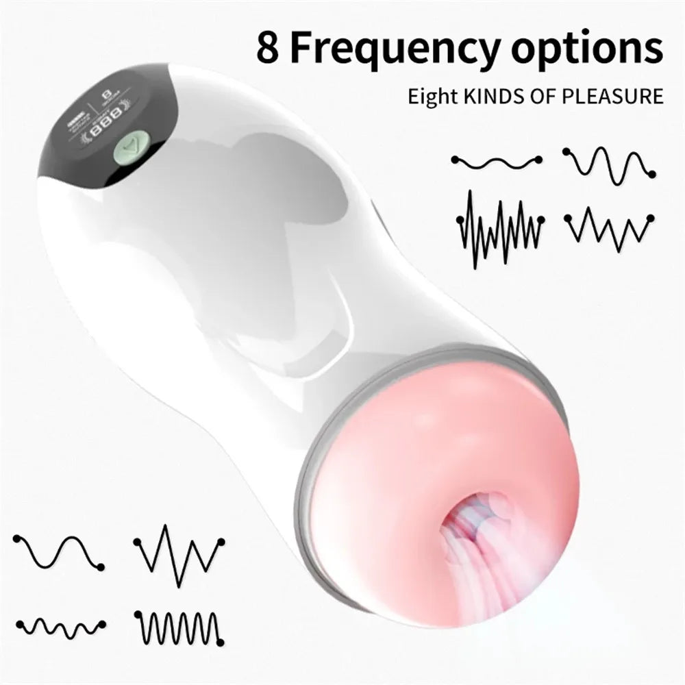 Masturbation Cup 360 Degree Automatic Electric Thrusting Male Masturbator