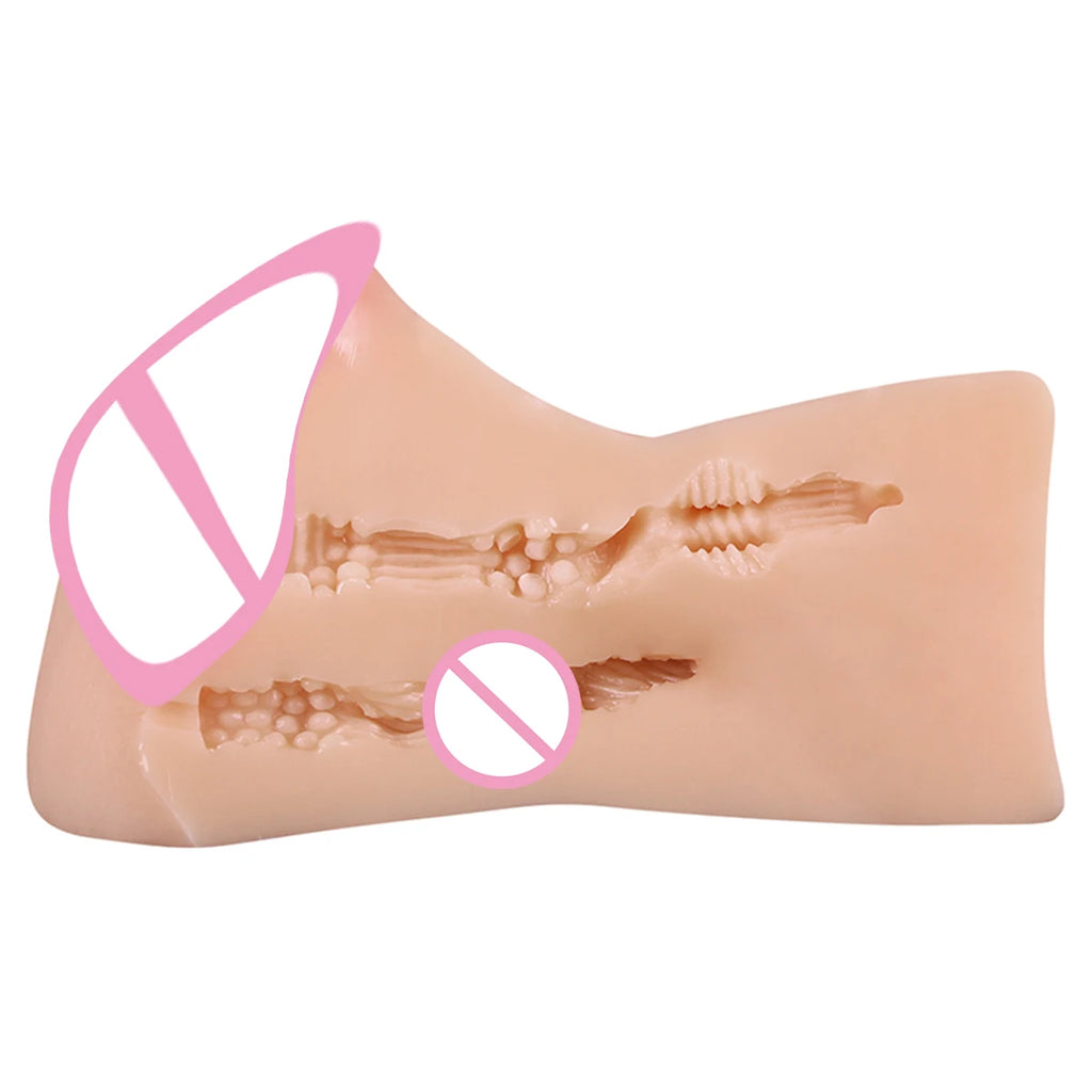 TPE Dual Channel Male Masturbation Cup