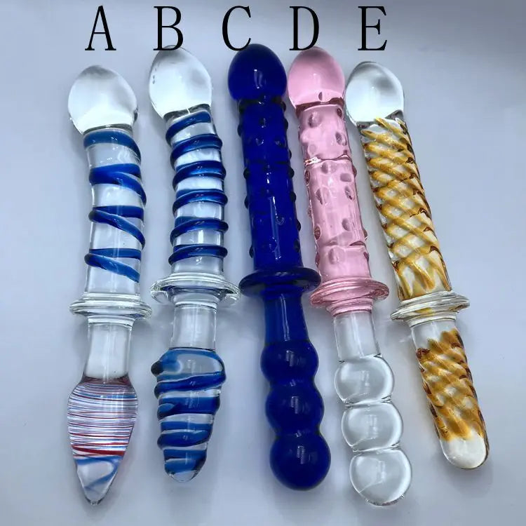 Wellwanted Long Glass Double Head Dildo