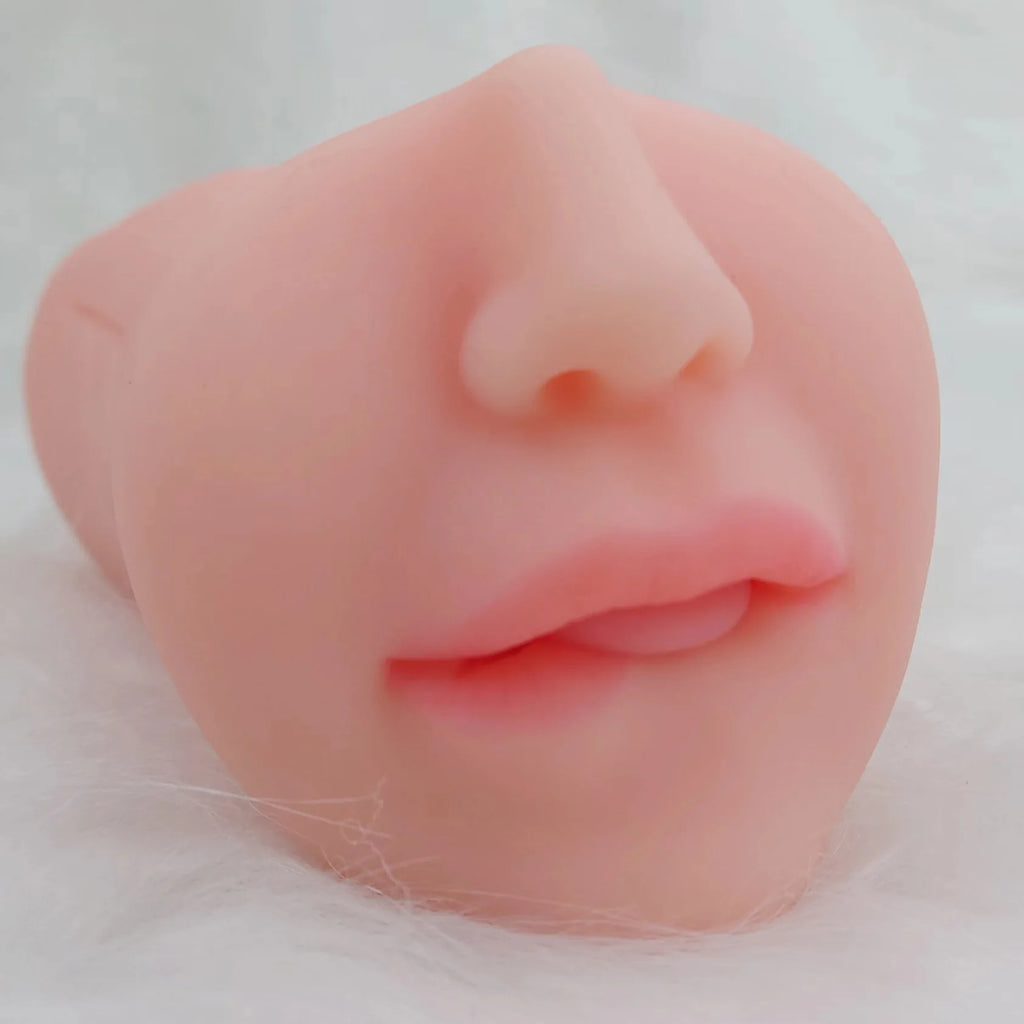 Double Hole Oral 3D masturbate (with Brown Deep Throat Elastic Odorless)