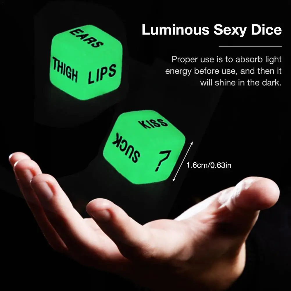 1Pair Luminous Sexy Dice