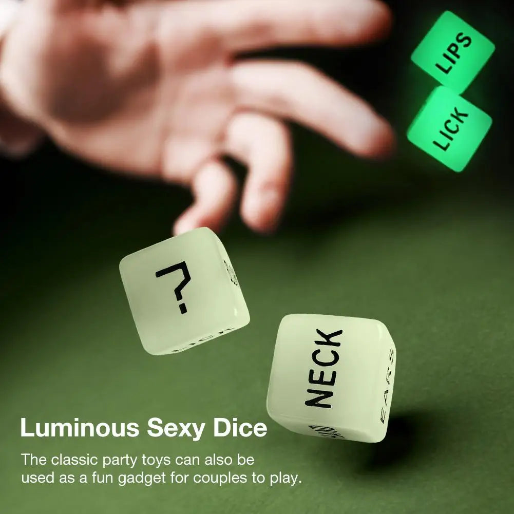 1Pair Luminous Sexy Dice