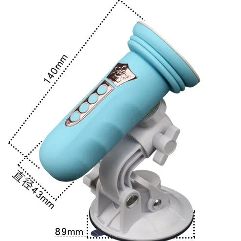 Suction Cup Base Sex Machine Telescopic Dildo Vibrator