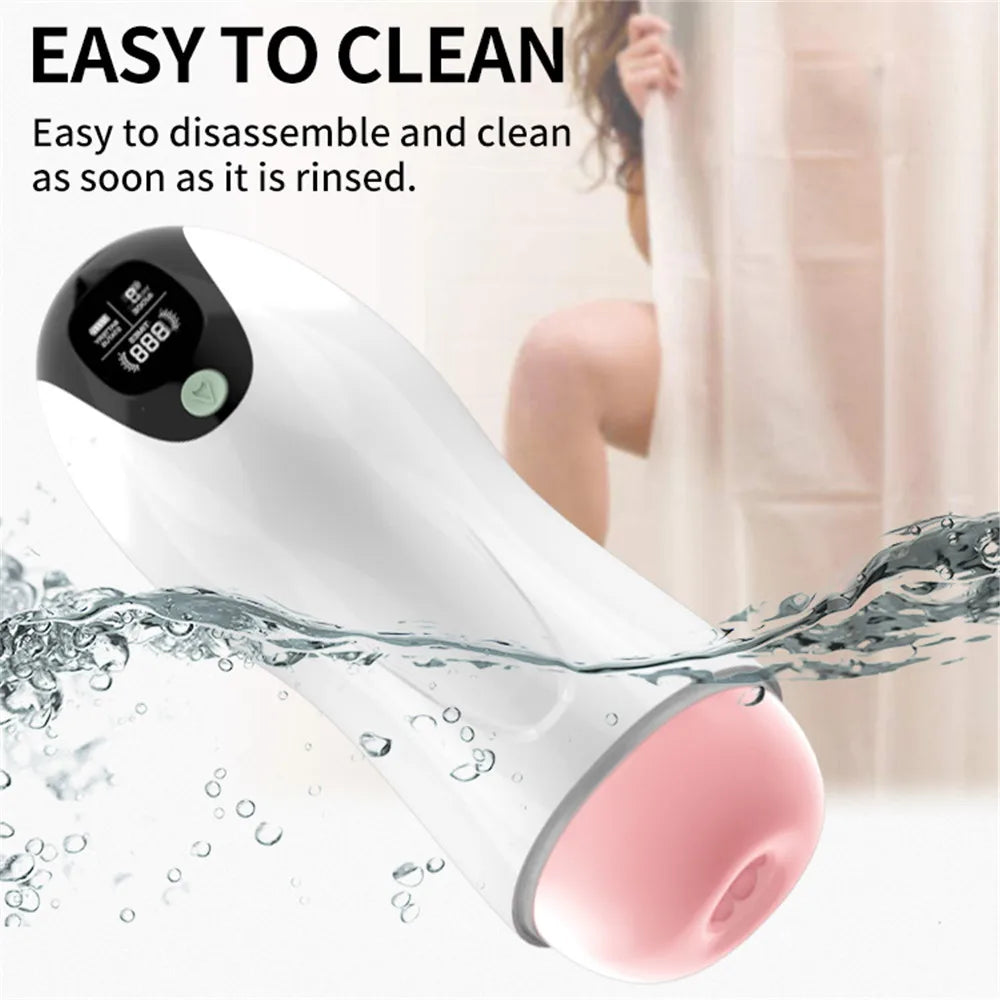 Masturbation Cup 360 Degree Automatic Electric Thrusting Male Masturbator