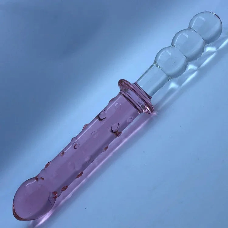 Wellwanted Long Glass Double Head Dildo