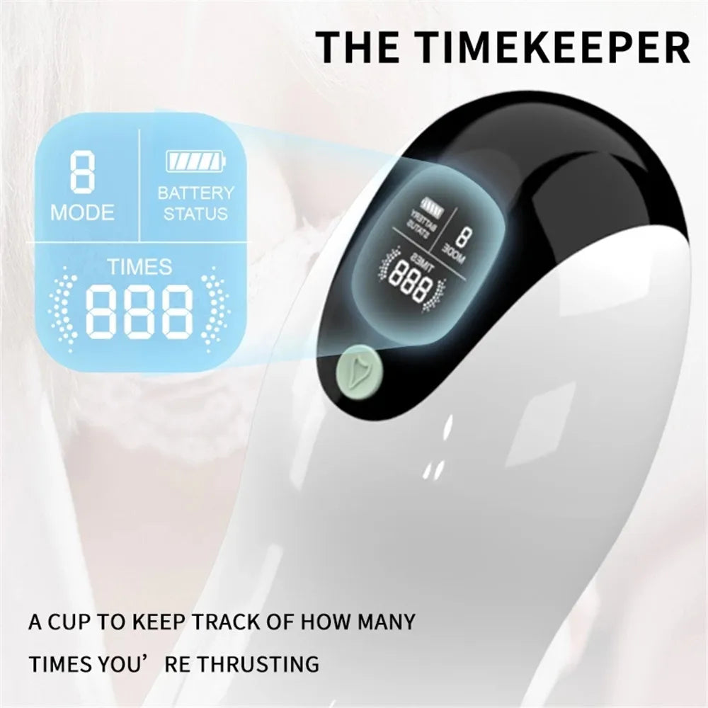 Masturbation Cup 360 Degree Automatic Electric Thrusting Male Masturbator