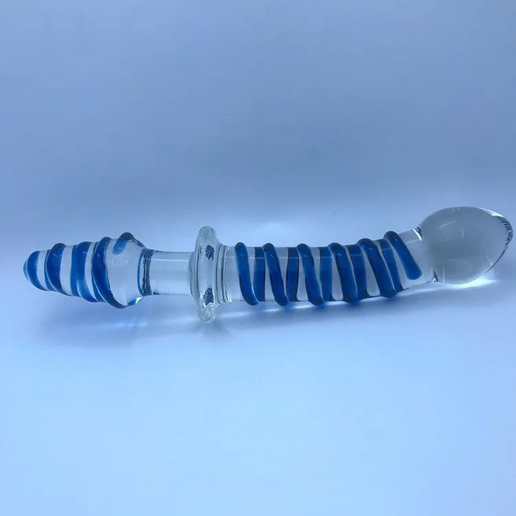 Wellwanted Long Glass Double Head Dildo