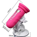 Suction Cup Base Sex Machine Telescopic Dildo Vibrator