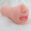 Double Hole Oral 3D masturbate (with Brown Deep Throat Elastic Odorless)