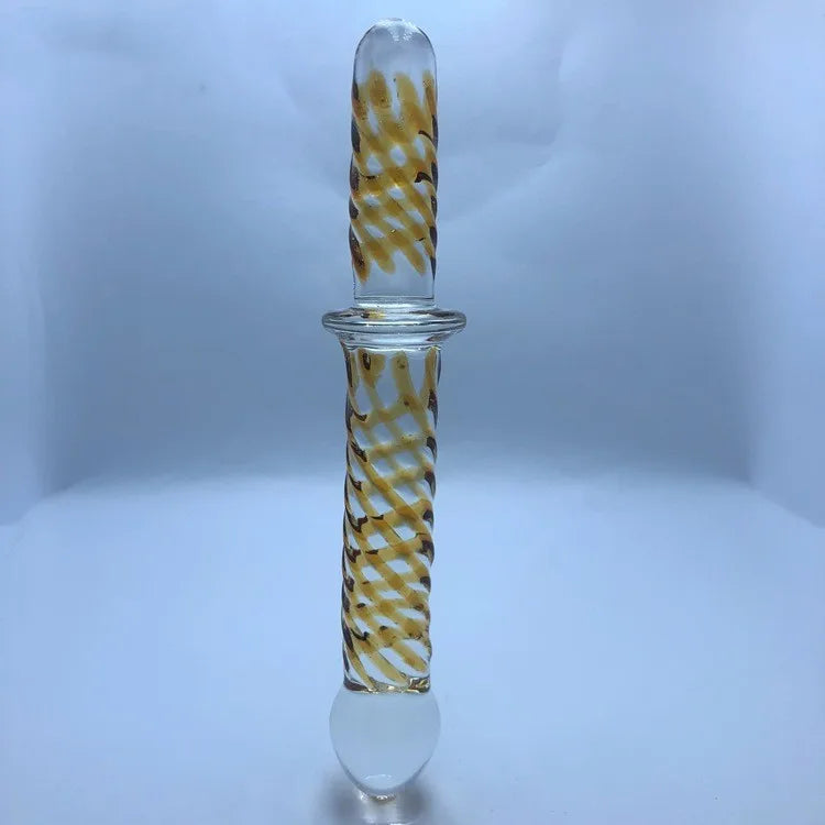 Wellwanted Long Glass Double Head Dildo