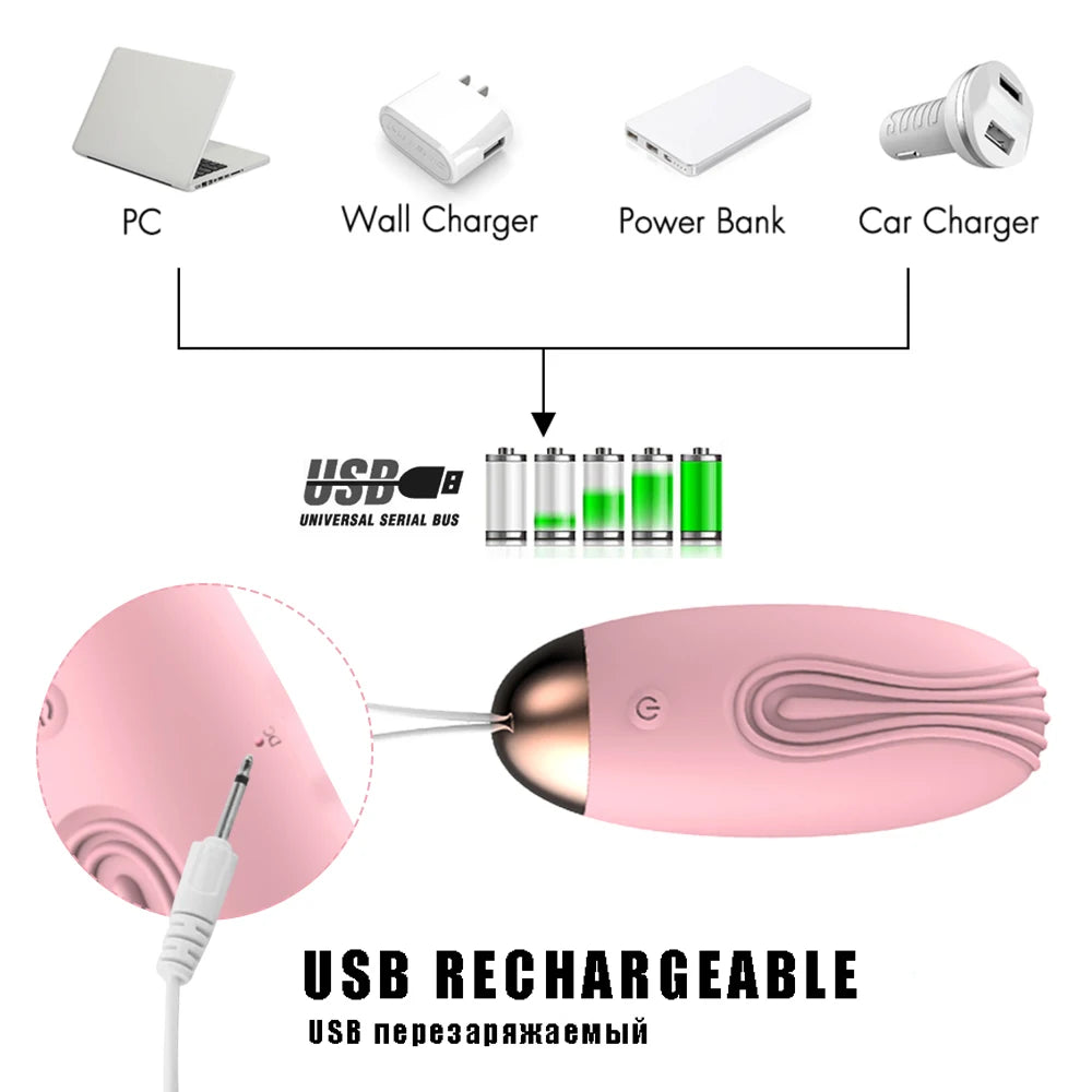 Bullet Vibrator Sex Toys (Wireless Remote Control Vibrating Eggs)
