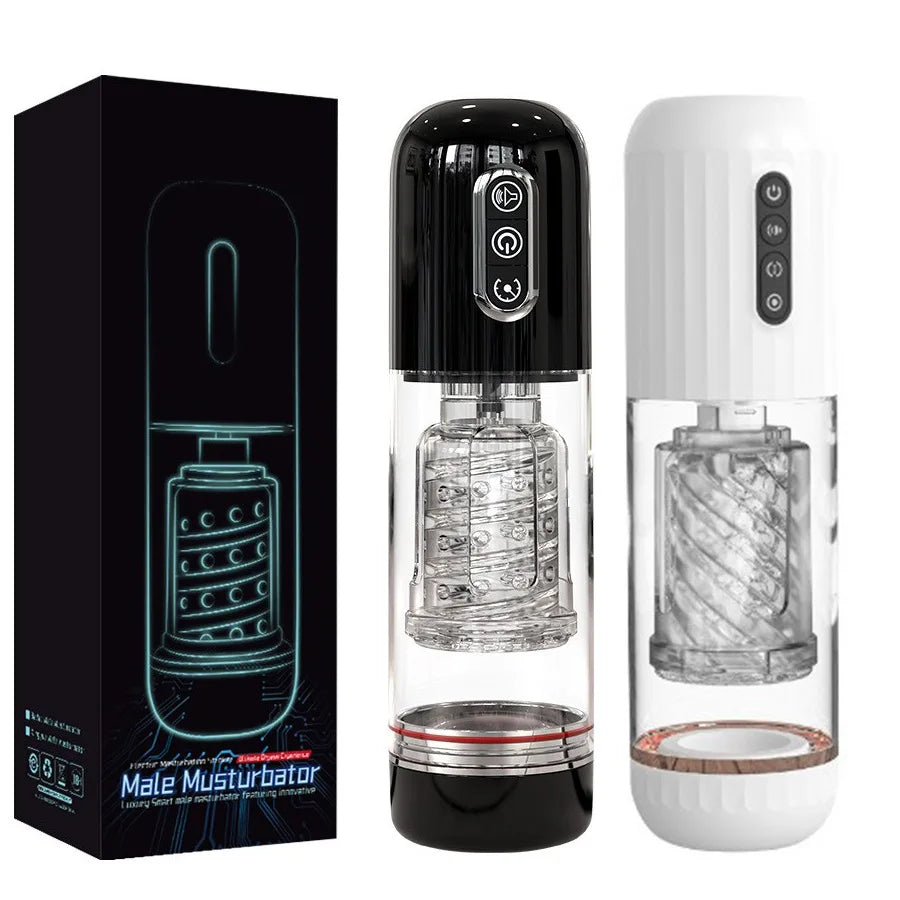 Automatic Male Masturbator Masturbation Cup with  Thrusting & Rotating Modes for Penis Stimulation, Male Stroker Pocket Pussy