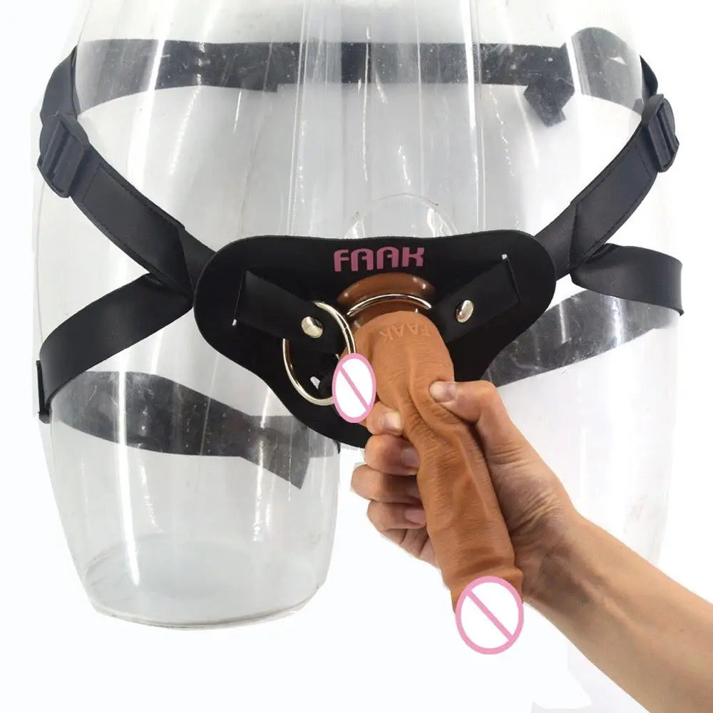 Soft and Safe Food Grade Silicone Huge Strap-on Large Dildo