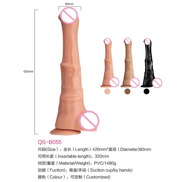 Giant Horse Realistic PVC Dildo