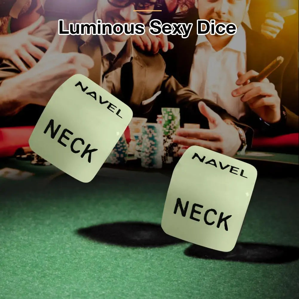 1Pair Luminous Sexy Dice