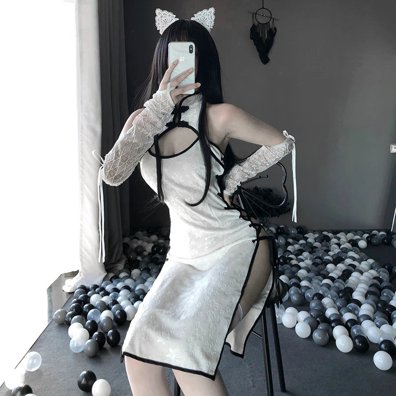 Cosplay Costumes sleepwear Dress Women Lace Outfit Fancy Uniform