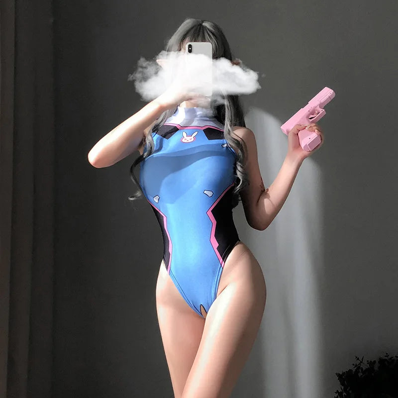 Anime Games Cosplay DVA  (Swimsuit Lingerie)