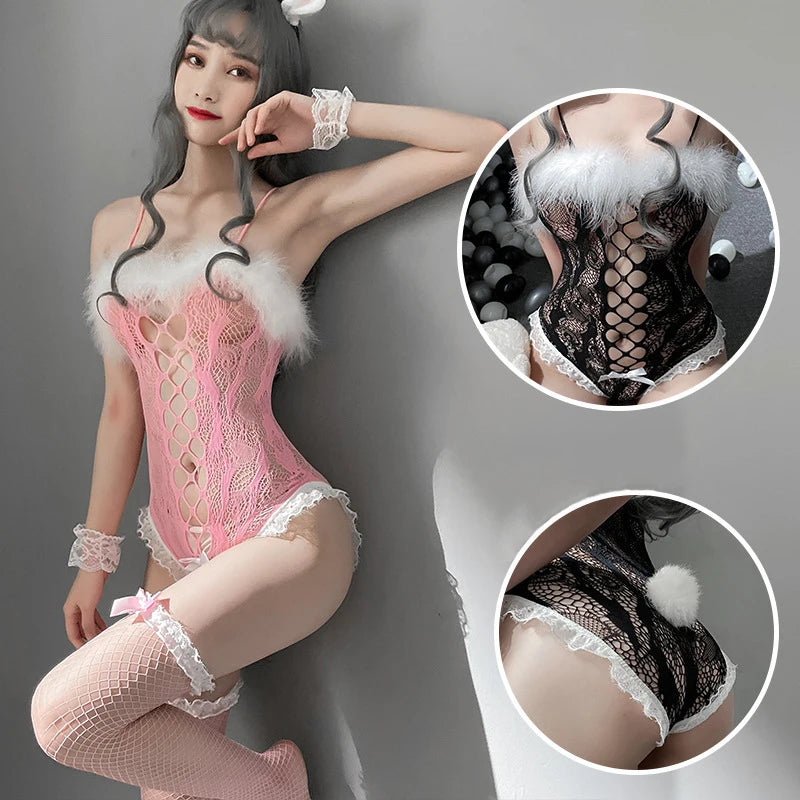 Sexy Lingerie Bodysuit See Through Lace