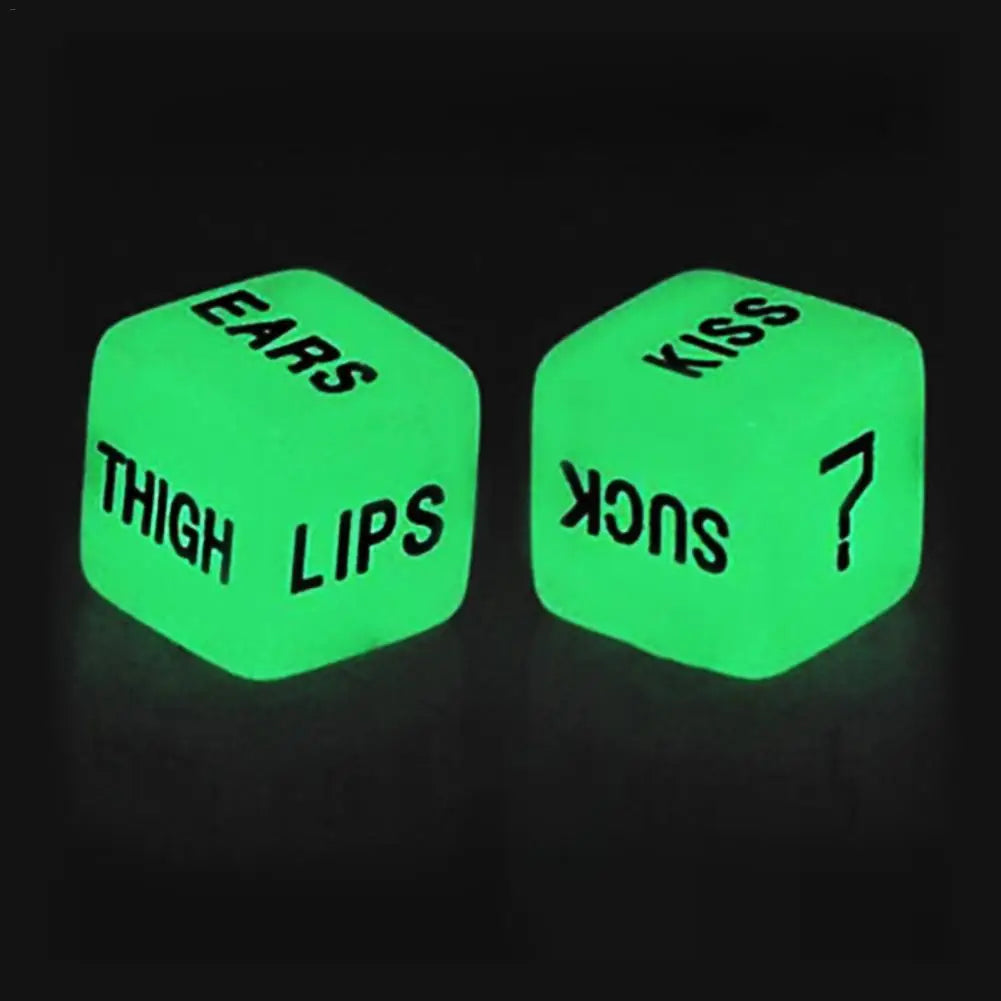 1Pair Luminous Sexy Dice