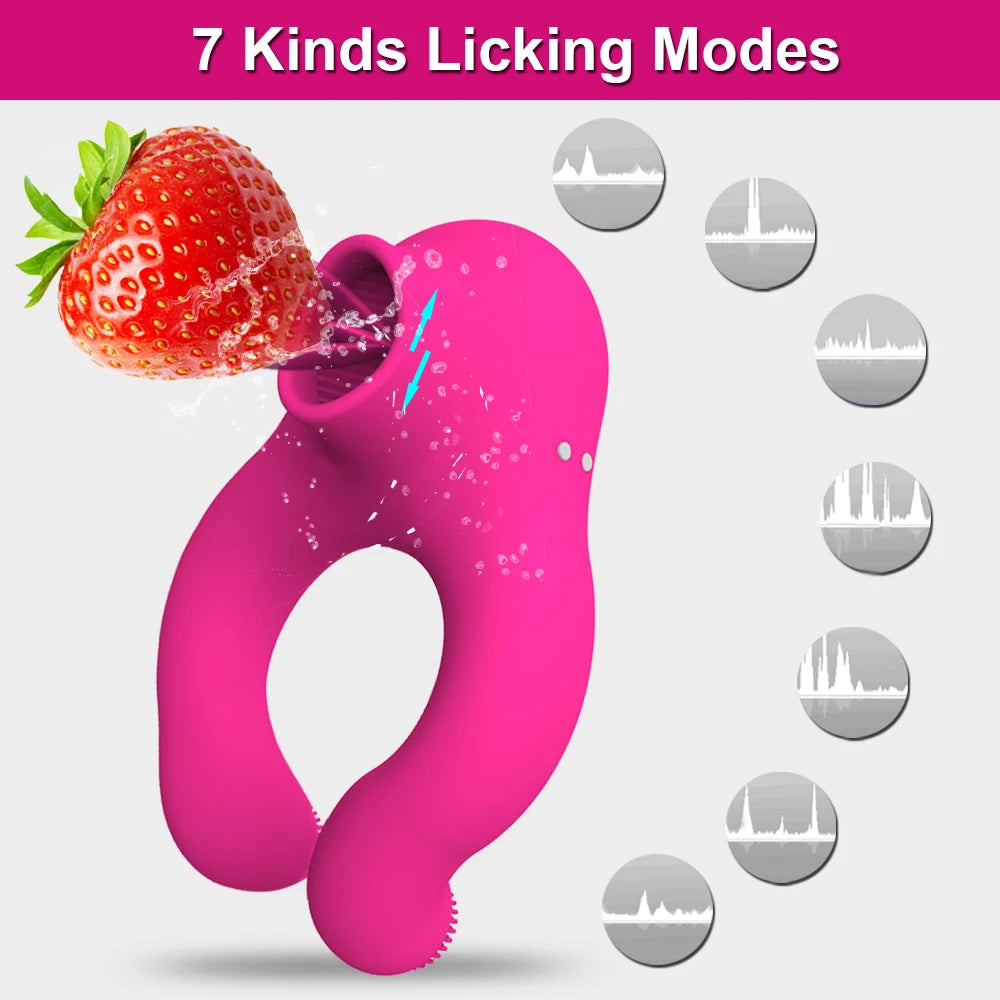 Vibrator For Women (suck and lick)