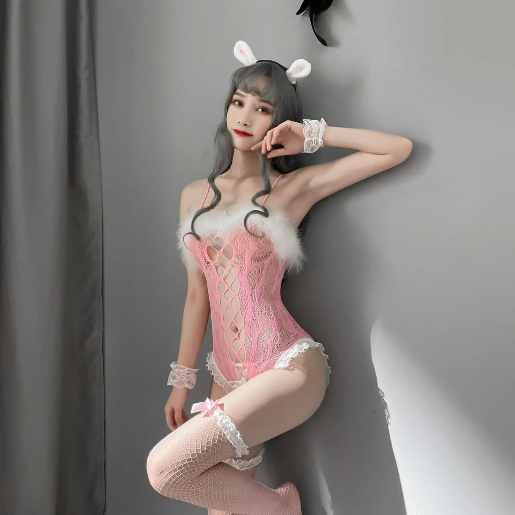Sexy Lingerie Bodysuit See Through Lace