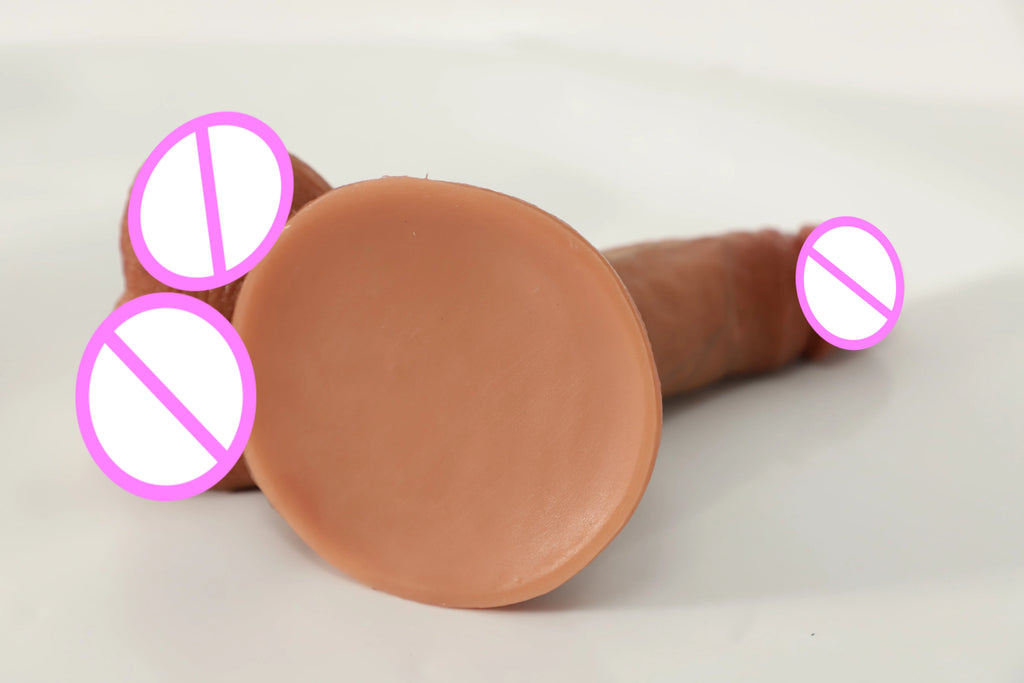Hot Dildos with Completed Movable Balls Insert 6.61inch Realistic Big Penis Strong Suction Cup Anal Dildos Masturbator for Women