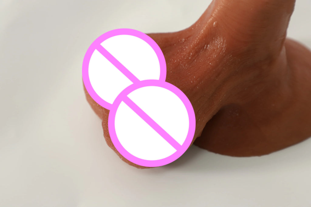 Hot Dildos with Completed Movable Balls Insert 6.61inch Realistic Big Penis Strong Suction Cup Anal Dildos Masturbator for Women