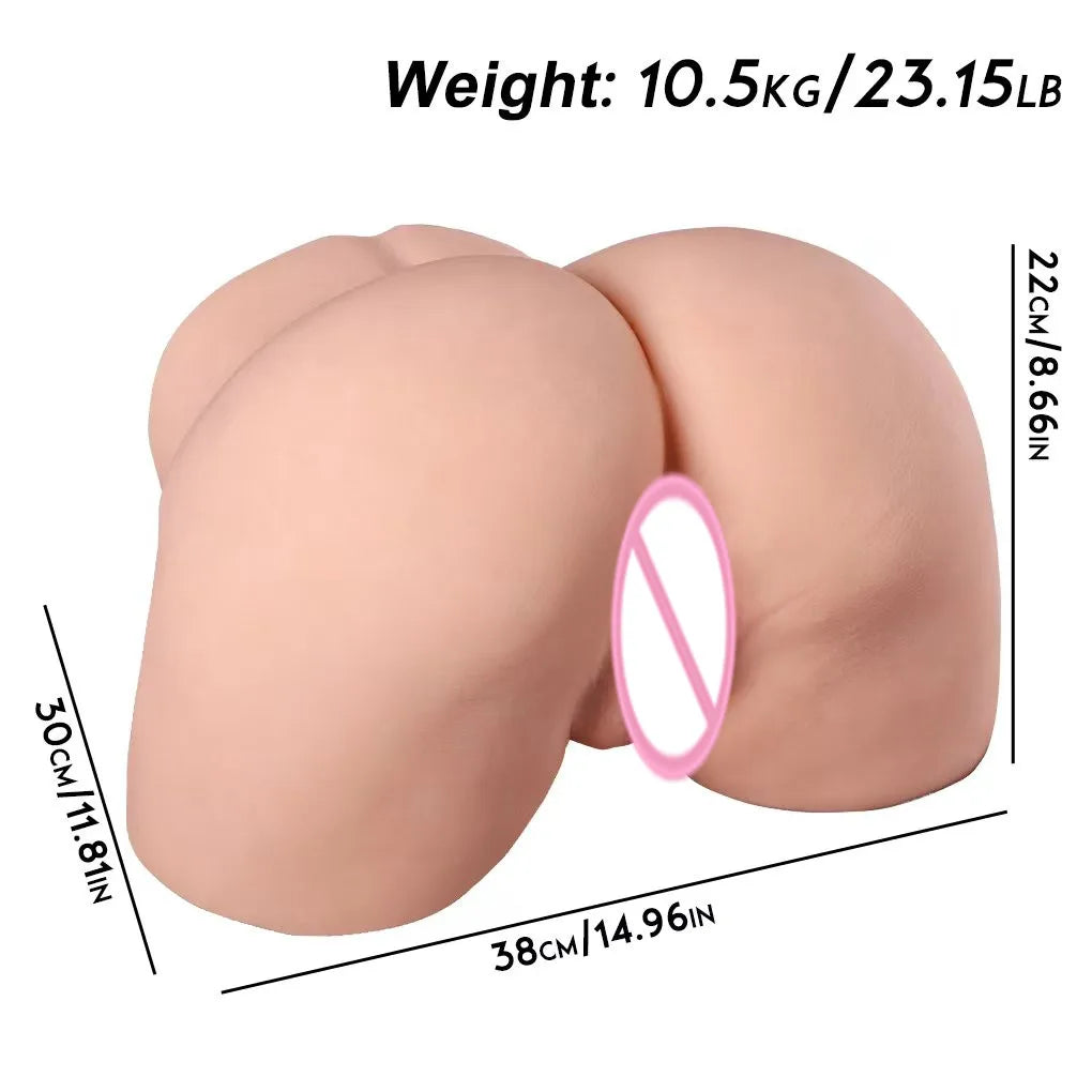YANNOVA Buttocks Half Doll (TPE Material  Male Masturbato)