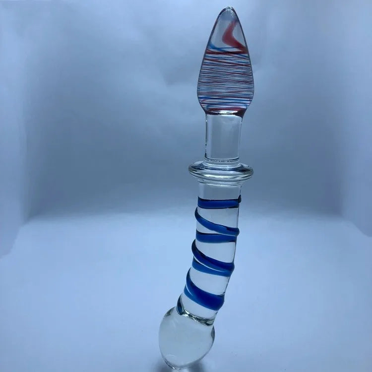 Wellwanted Long Glass Double Head Dildo