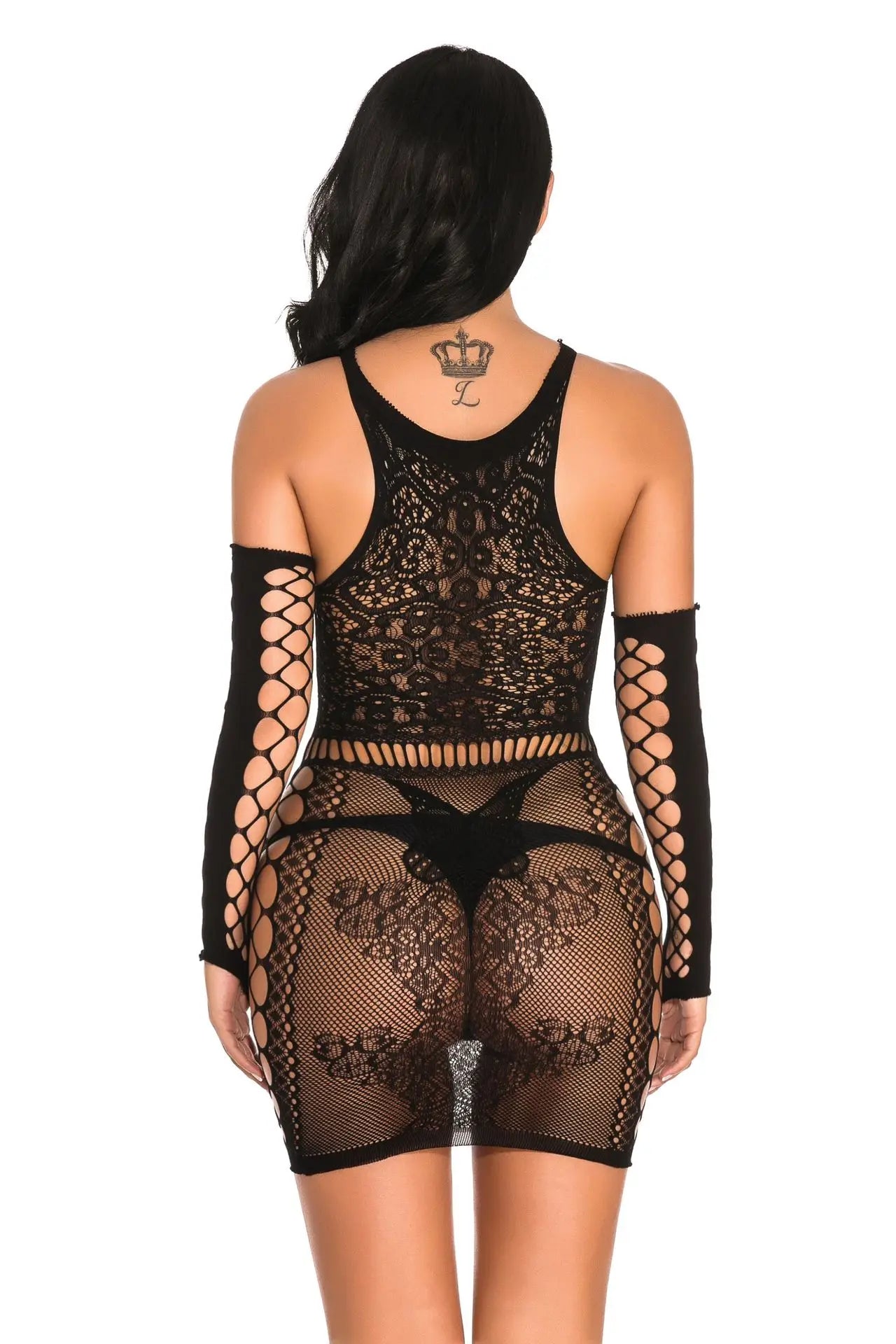 Plus Size Sexy Lingerie Erotic Mesh Fishnet Bodystockings Erotic Exotic Bodysuit Costumes Lenceria Mujer EroticTransparent Teddy