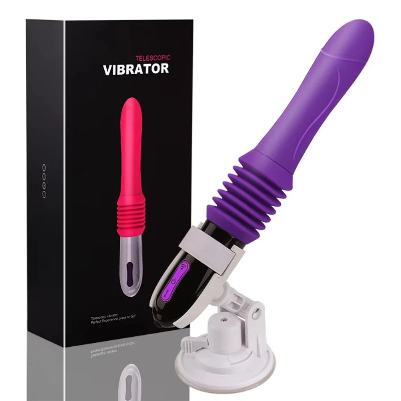 Sex Machine Thrusting Big Dildo Vibrator