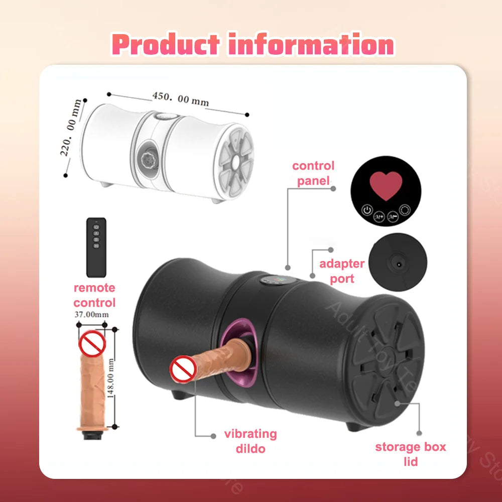 Portable Sex Machine for Women Multi-Speed and Multi-Angle Ride On Love Machine