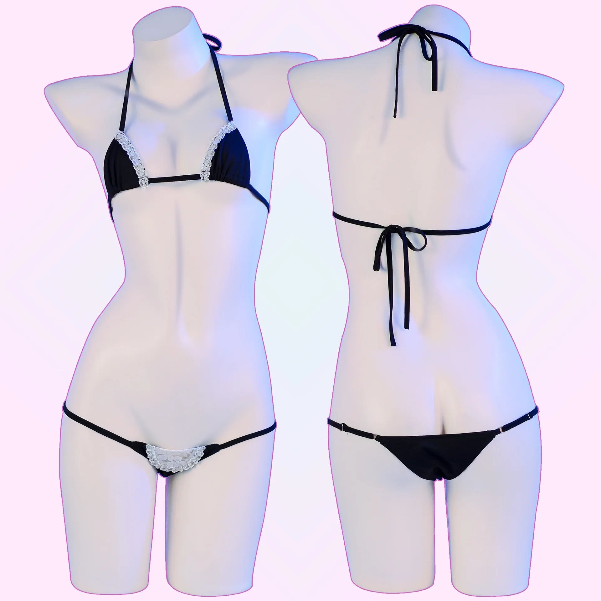 Sexy Lingerie Cosplay Cute Maid Uniform Bikini