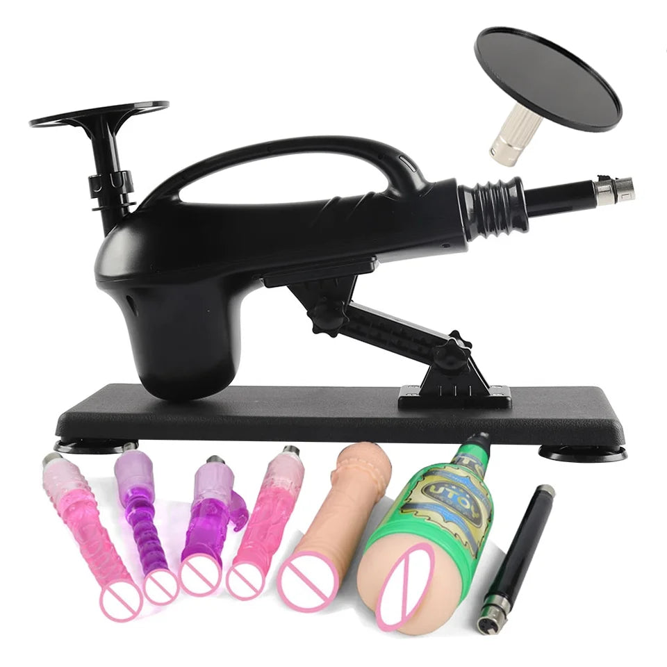 Portable Automatic Sex Machine with Big Dildo