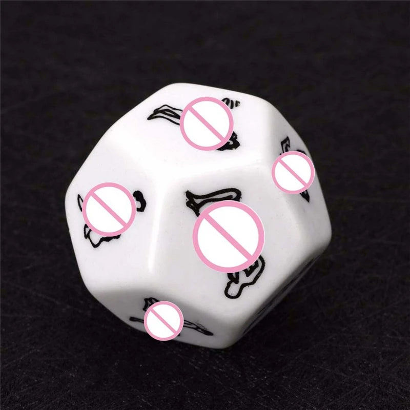 yunman Sex Dice 6/12 Sides Romance