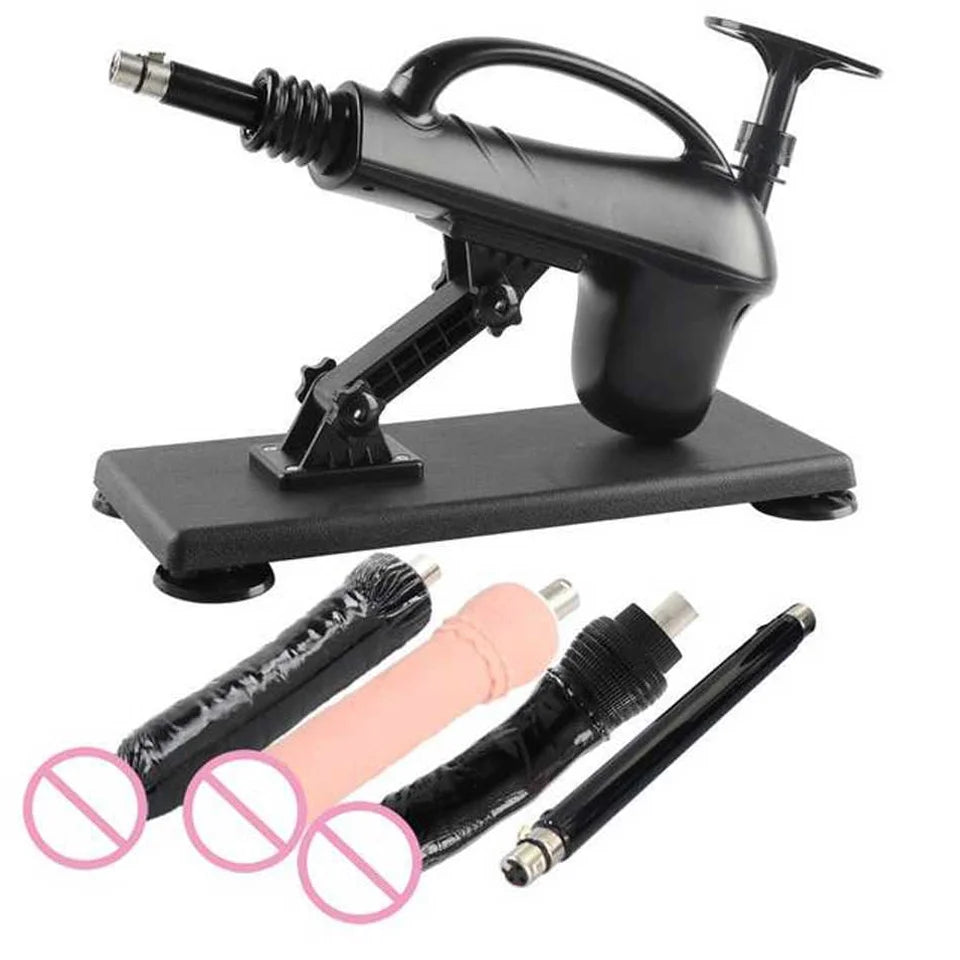 Portable Automatic Sex Machine with Big Dildo