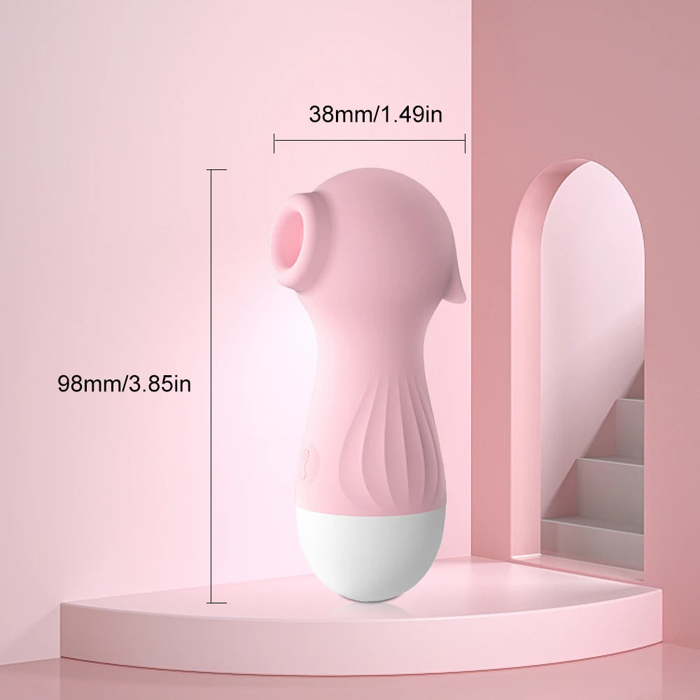 Clitoral Suction Vibrator (Dual Stimulation with Powerful Vibration & Rhythmic Suction)