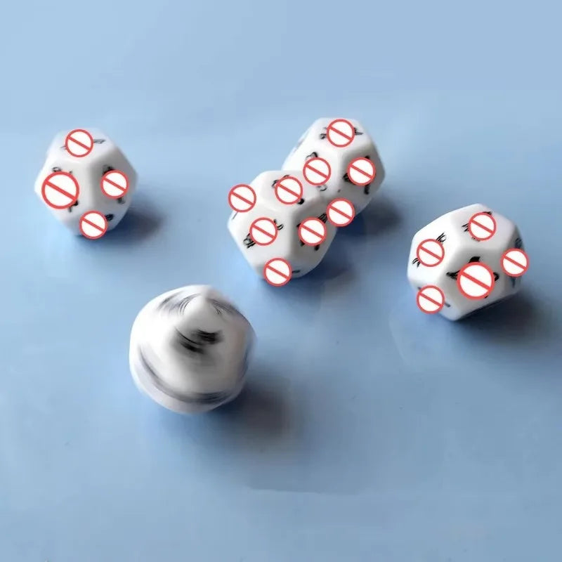 12 Sides Sex dice (2 colour)