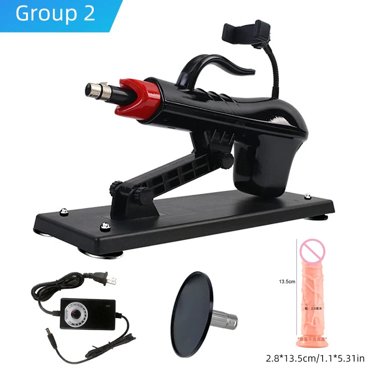 Automatic Sex Machine with Vagina Cup Sex Toys Dildo Mini Telescopic Sex Machine Thrusting Sex Toy Telescopic 3XLR Sexual Kits