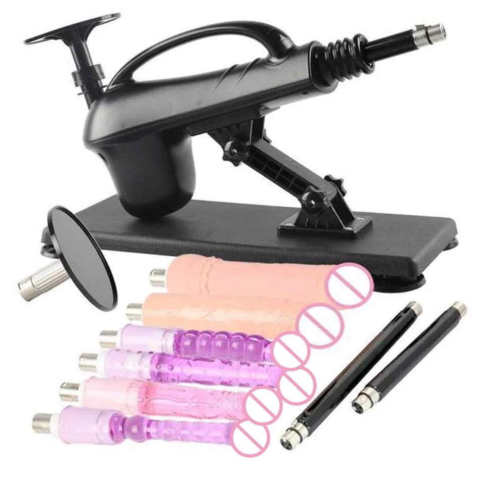 Portable Automatic Sex Machine with Big Dildo