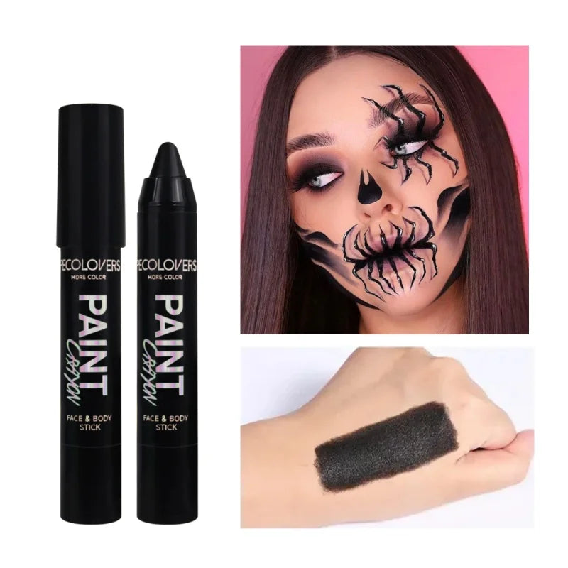 Face & Body Paint Sticks Body Paint Glow in The Dark Under UV Lights Face Painting Crayon Sticks Party