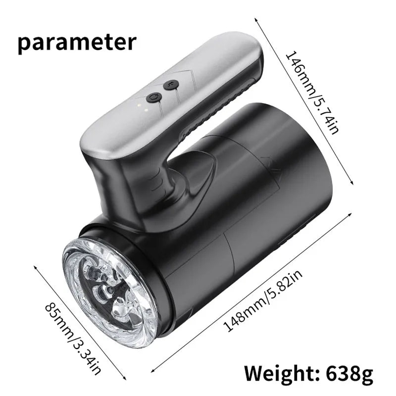 Jess Automatic Telescopic Silicone Masturbator