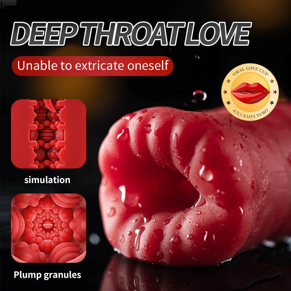 Male Sucking Masturbator ((Vibrating Bullet)
