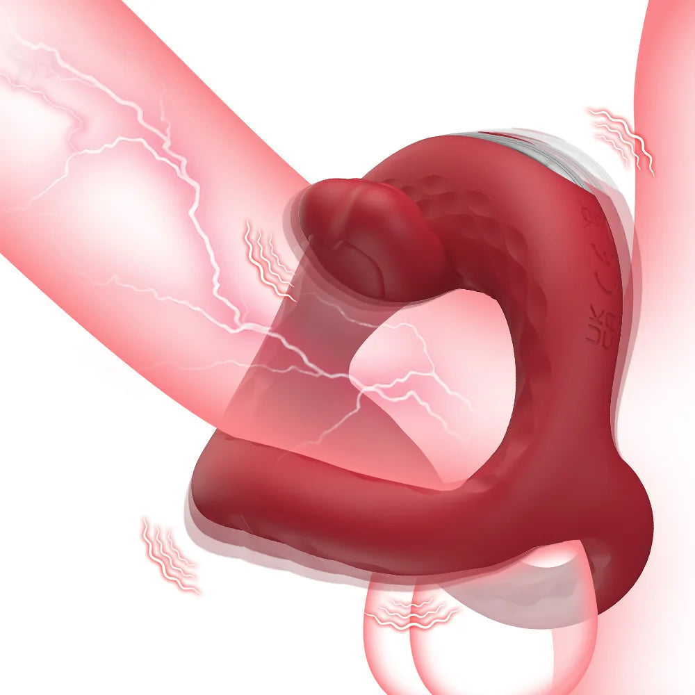 Cock Rings for Man (Vibrating Stimulator Ejaculation Delay)