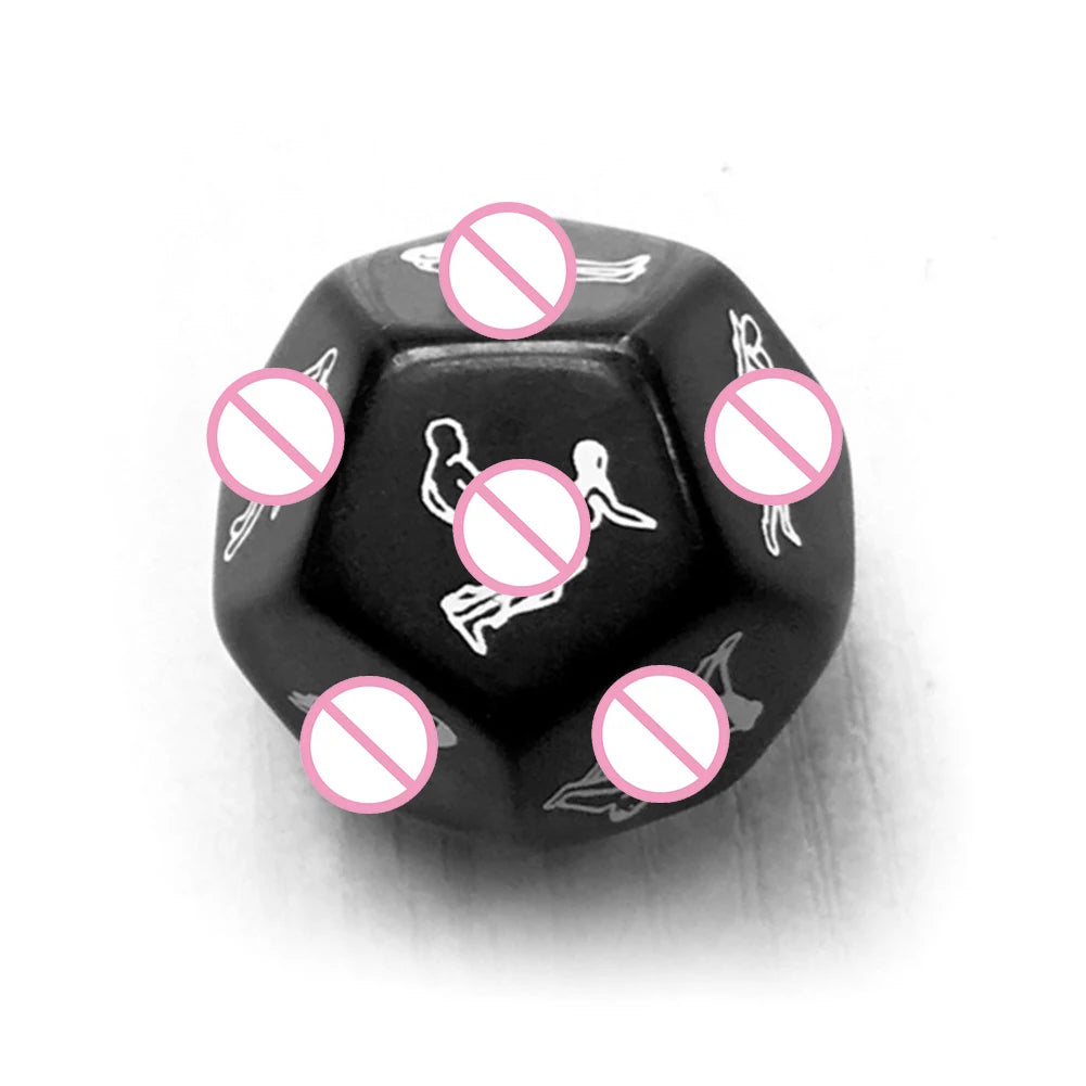 12 Sides Funny Sex Dice and 6 Sides Erotic Craps Sex dice