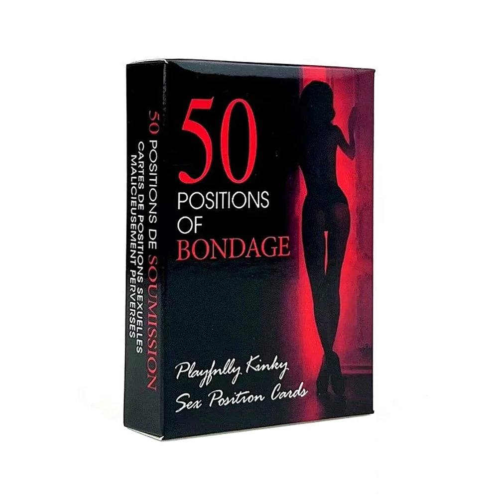 English Sex Card Game (50 Kinds of Card)