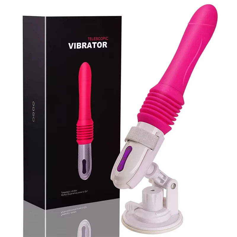 Sex Machine Thrusting Big Dildo Vibrator